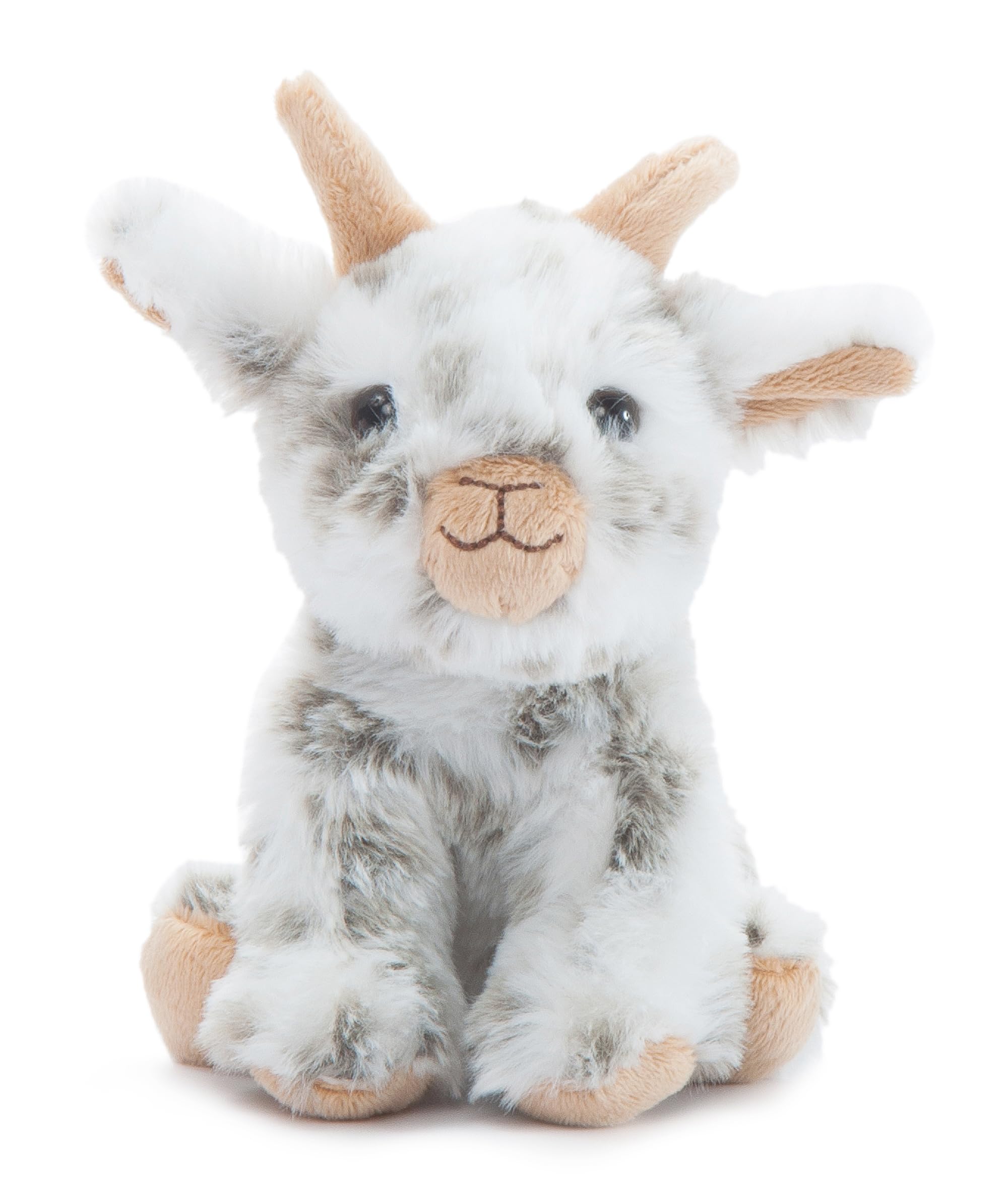 The Petting Zoo goat stuffed animal plushie front view
