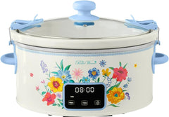 The Pioneers Woman slow cooker 6 Qt with Brilliant Blooms design