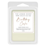 The Urban Scent Birthday Cake Wax Melts 2.5 oz clamshell with 6 cubes