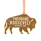 Theodore Roosevelt National Park wood ornament Bison