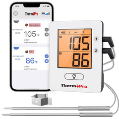 ThermoPro TP910 Bluetooth thermometer with two probes