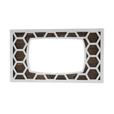 Thermostat wall plate cover front view