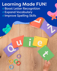 Uppercase and lowercase letter cards for matching