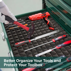 cut-to-fit drawer liner for drawers and boxes