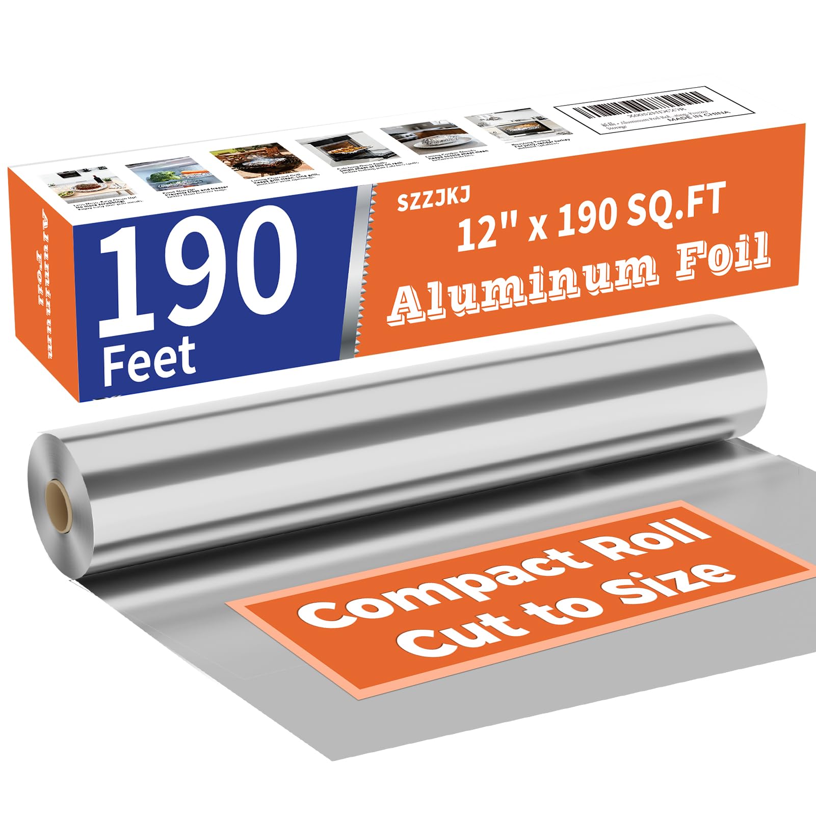 Aluminum Foil Roll 12in wide and 190Sq Ft length
