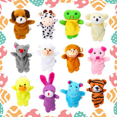 Animal finger puppets included in each egg