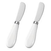 Thinp butter spreader knives set ceramic handles