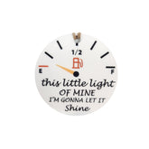 This Little Light of Mine Gas Light Ornament 3 inch diameter