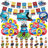 Thomas Train birthday party banner for decorations