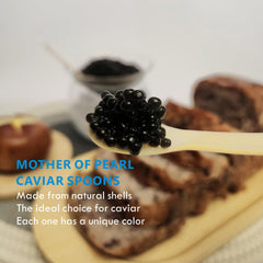 Cooling ice holder under caviar server set