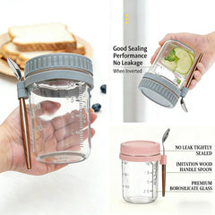 Glass mason jars with 16 oz capacity and lids