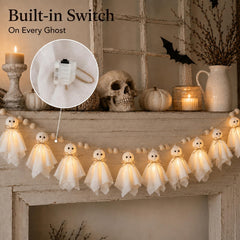 Garland with 3 lighting modes for customizable glow