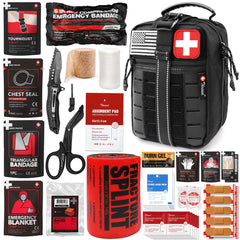 THRIAID Survival First Aid Kit black exterior