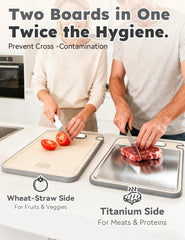 Wheat straw PP side for fruits and vegetables on TIBO board
