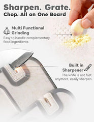 Deep juice groove and grinding zone on wheat straw PP side