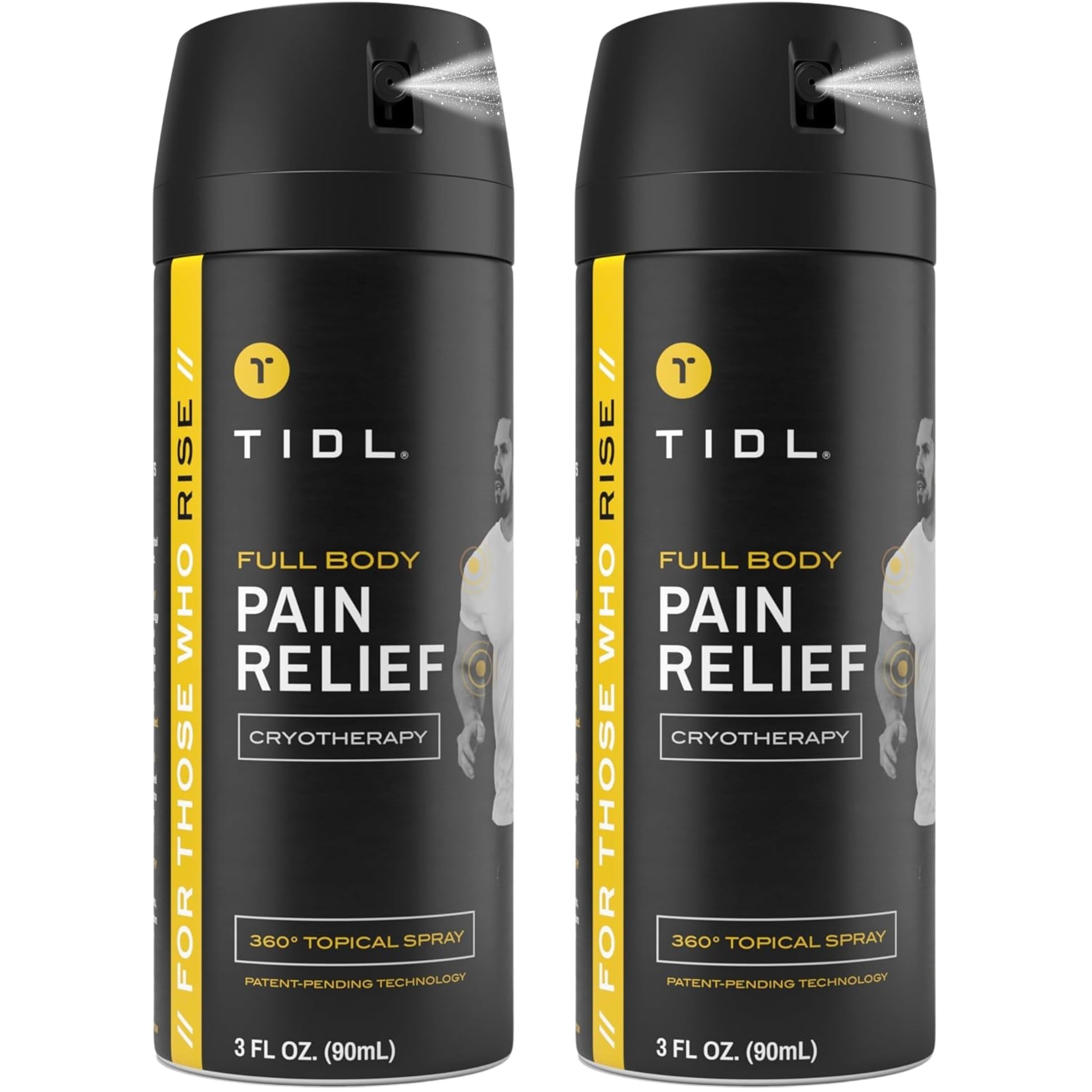 TIDL cryotherapy instant cooling topical spray bottle