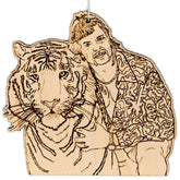 Tiger King Christmas Ornament Joe Exotic handmade wood ornament