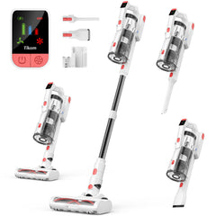 Tikom V750 cordless vacuum white front view
