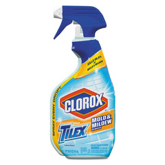 Bathroom mold remover spray for tile grout surfaces