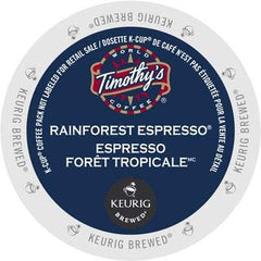Timothy's World Coffee Rainforest Espresso 96 K-Cups image 1