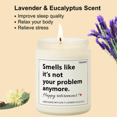 Lavender scented soy wax candle by TINAREKA