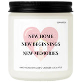 TINAREKA lavender eucalyptus candle for new home gift packaging