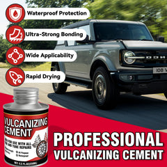 Waterproof rubber cement for car motorcycle bike tires