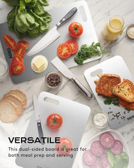 Dishwasher safe titanium cutting board kitchen use image