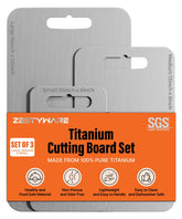 Titanium Cutting Board Set of 3 non toxic surface image