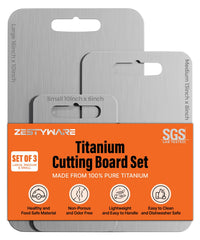 Titanium Cutting Board Set of 3 non toxic surface image