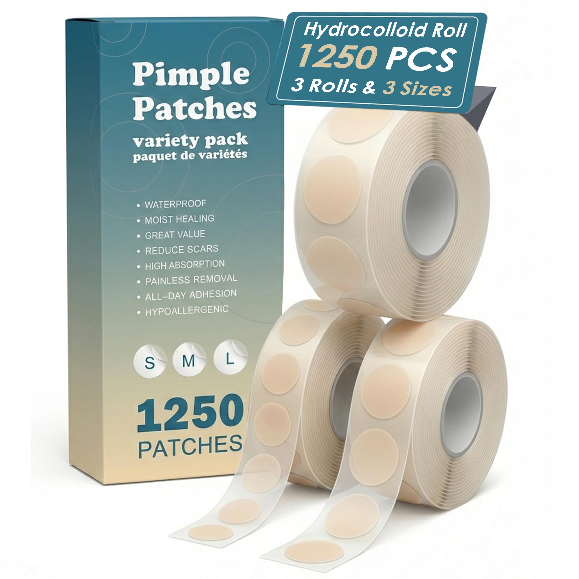 TKGOU hydrocolloid pimple patches 8mm size