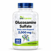 tnvitamins Glucosamine Sulfate Capsules 2000 MG (180 Count) bottle