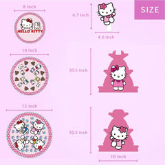 Eco friendly sturdy cupcake stand with plates and topper