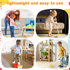 Toddler Broom and Dustpan Toy for Ages 3-6
