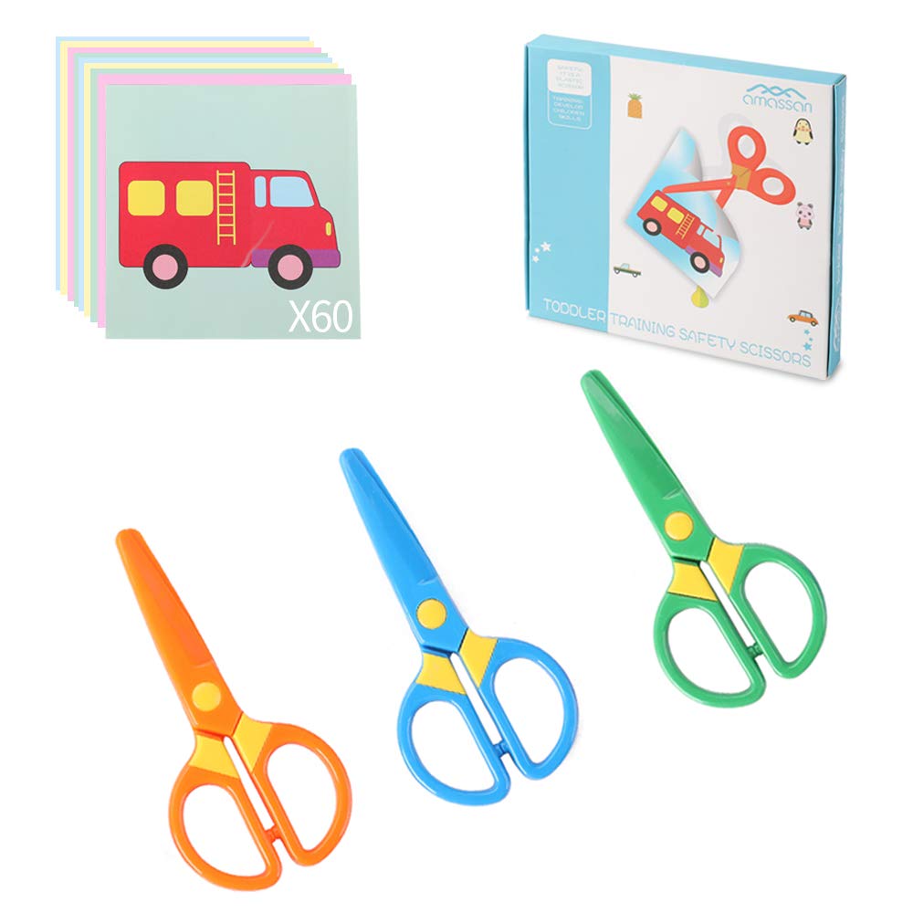 Toddler Safety Scissors 3 Pack product image