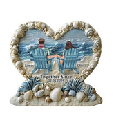 Together Since 3D effect acrylic plaque front view