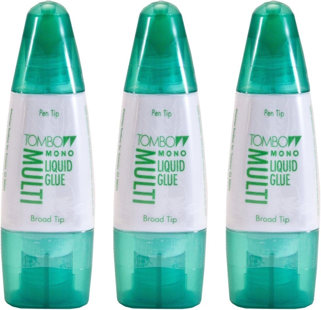 Tombow Mono Multi Liquid Glue 3 Pack packaging