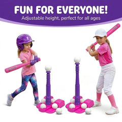 TOMLEON Baseball Set with 6 large balls and bat