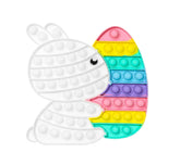 Front view of TOMMIKE Easter Bunny Fidget Pop It