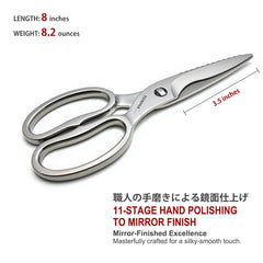 Restaurant grade TONMA kitchen scissors for heavy use