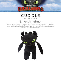 Toothless dragon design plush pillow Franco 24x13x7 inches