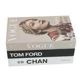 TOP CLADD coffee table decorative books 3 piece set for living room