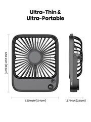 TOPK 2 pack portable desk fan brushless motor close up