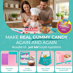 Bear and worm gummy molds from Tovla Jr kit