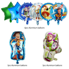 Toy Story aluminum balloon set with vivid 3D design