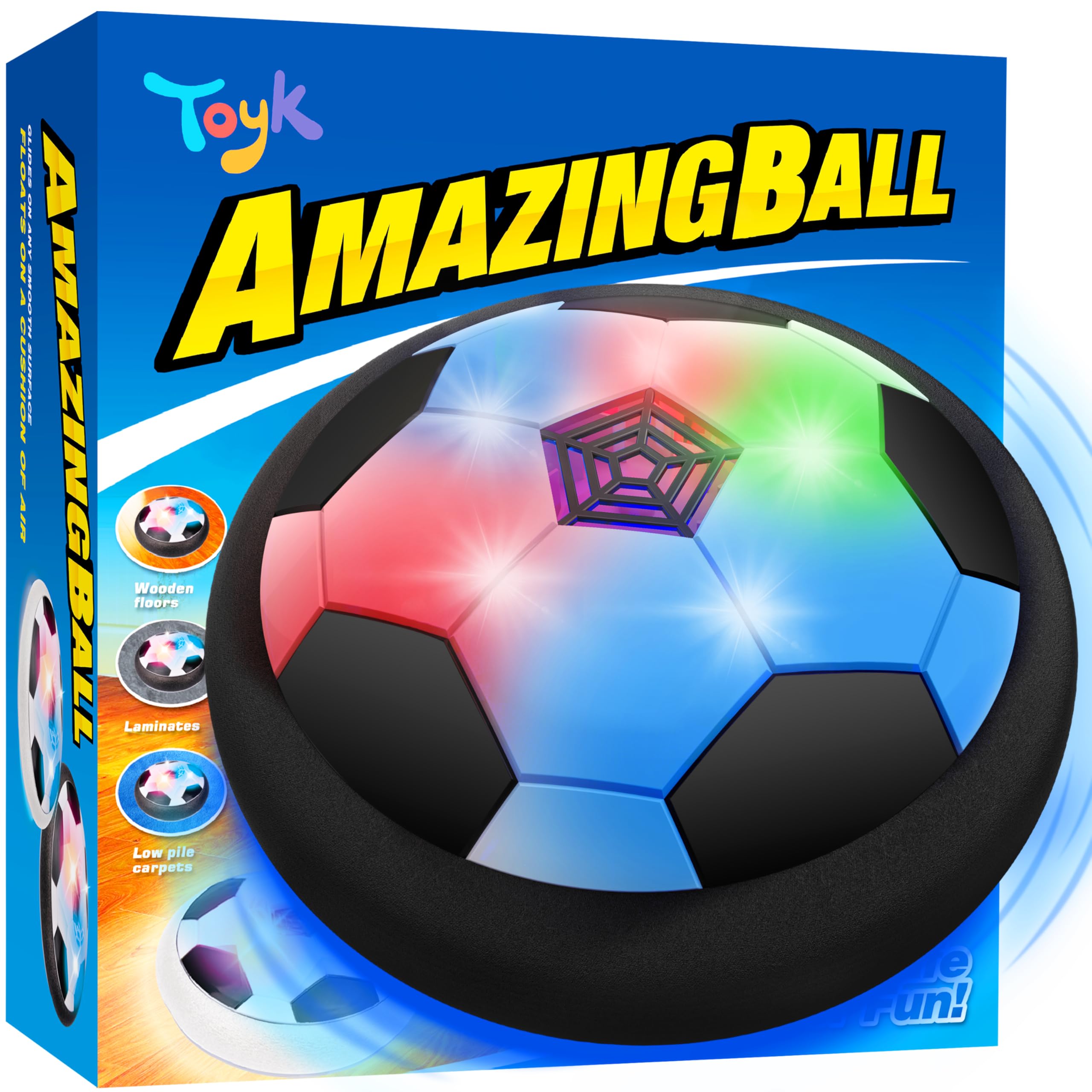 Toyk Boy Toys LED Hover Soccer Ball 7 x 7 x 2.5 in size