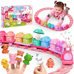 Train Set Toy battery powered train with realistic sounds