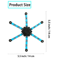 Transformable fidget spinner robots in four pack set