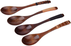 outdoor travel friendly wooden spoons for camping
