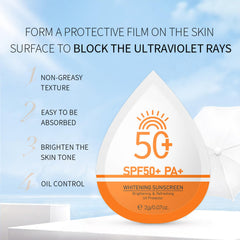 Individually packaged sunscreen sachets